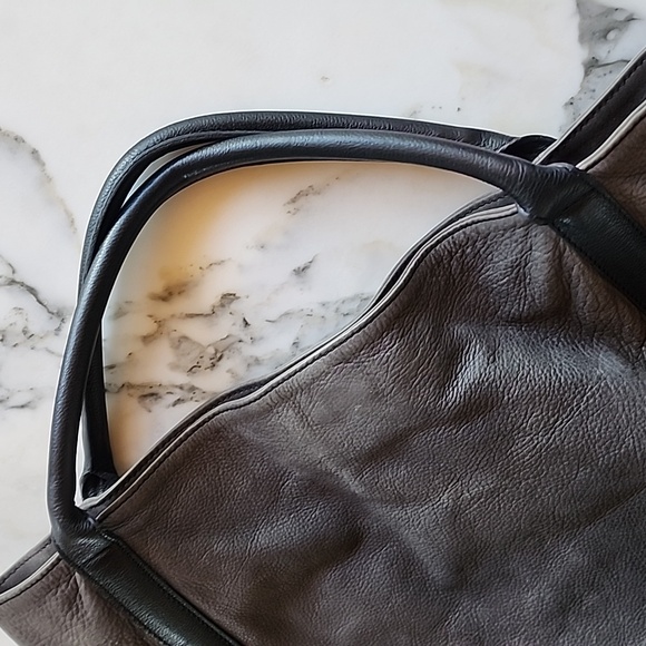 See By Chloe Harriet HOBO Large Gray Leather Tote Bag - Picture 9 of 16